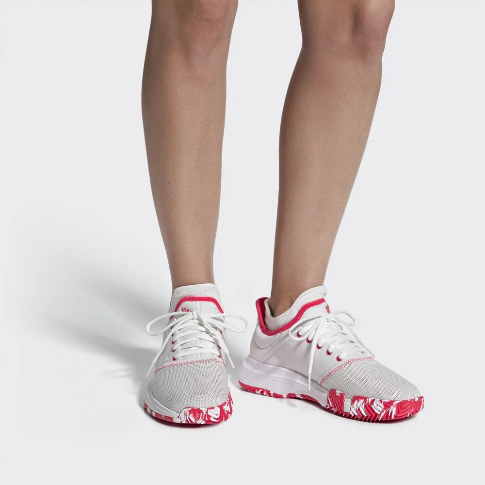 Adidas GameCourt Multicourt Zapatillas De Tenis Blancos Para Mujer (MX-20458)